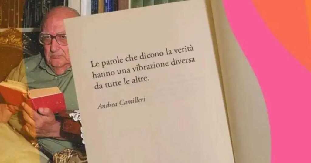 Una frase di Andrea Camilleri sul valore delle parole