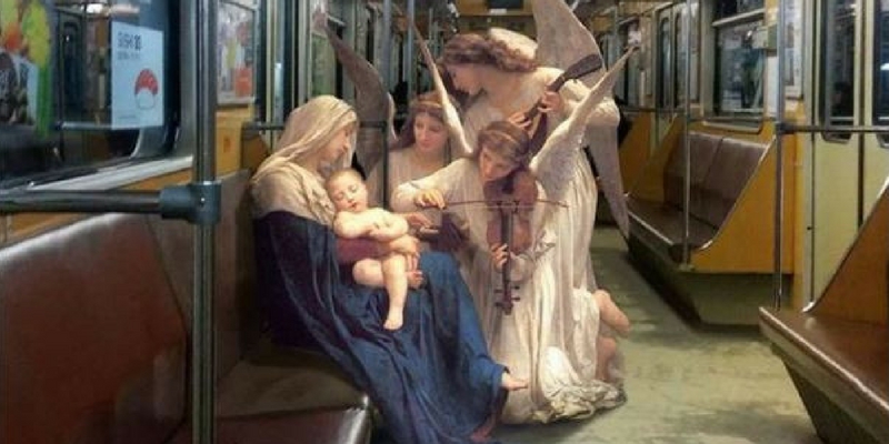 Alexey Kondakov, un artista che ambienta le opere d'arte ai nostri giorni