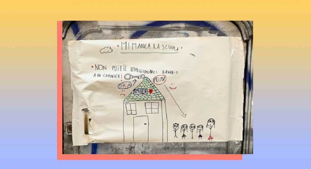 Francesca Barra e la protesta dei bambini contro la Dad censurata dal rettore