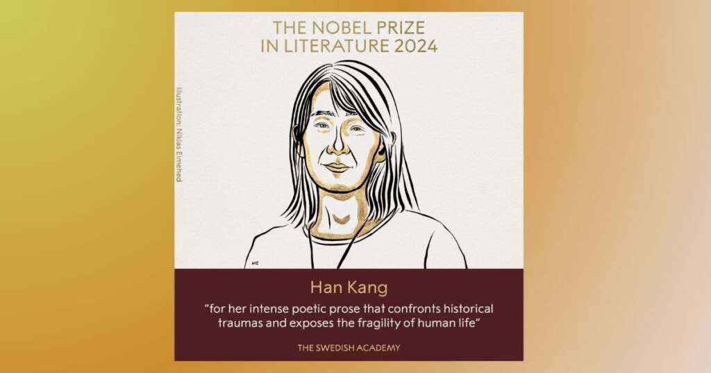 Premio Nobel per la Letteratura 2024, vince la scrittrice Han Kang
