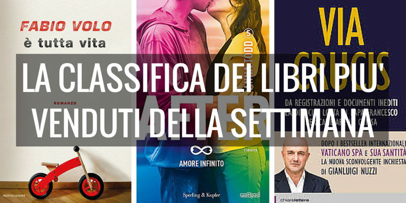 After 5 al 2° posto dei libri più venduti della settimana