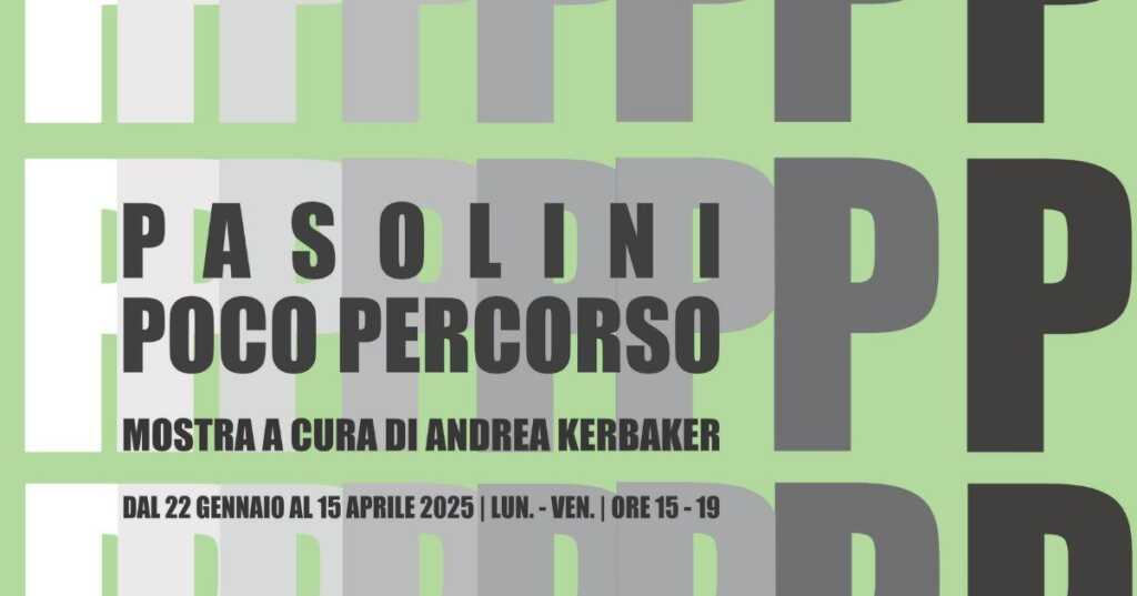 La mostra Pasolini Poco Percorso un viaggio tra scritti dimenticati