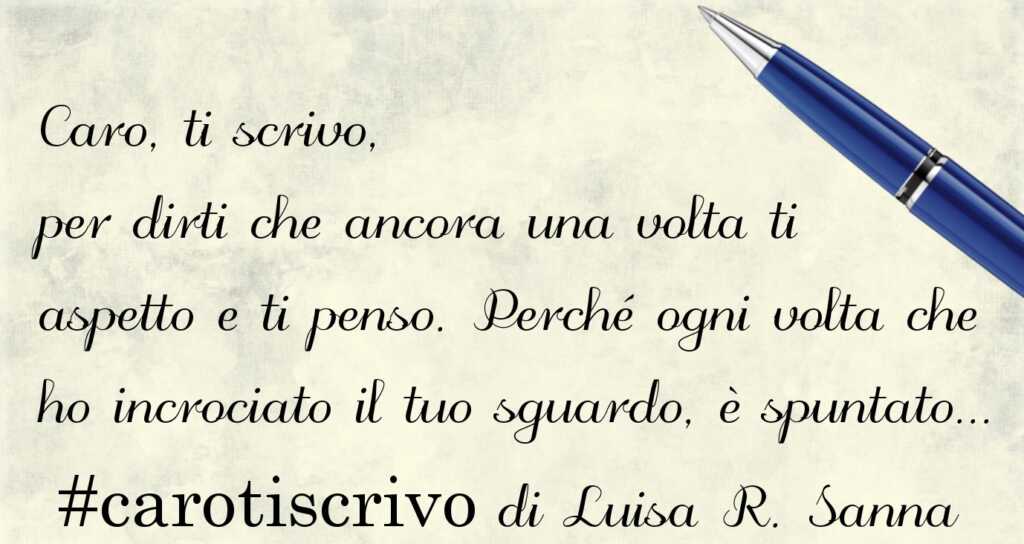 Lettera di Luisa Raffaela Sanna