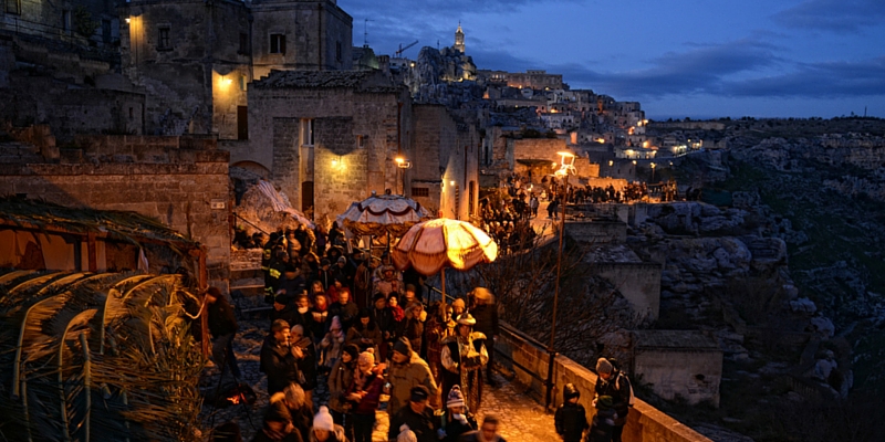 Il Presepe Vivente nei Sassi di Matera.