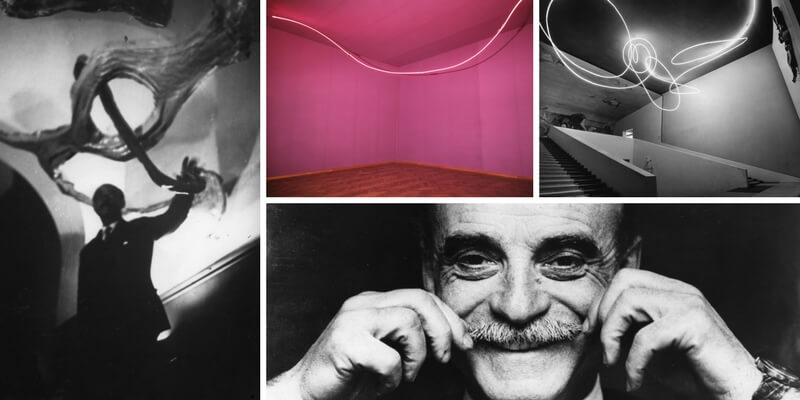 Gli ambienti spaziali di Lucio Fontana in mostra a Milano