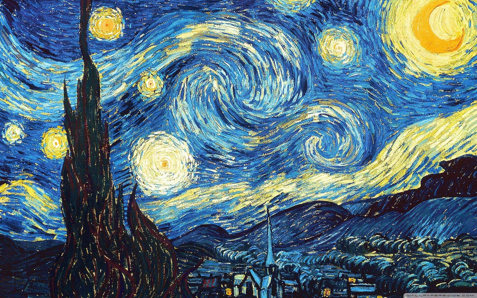 Van Gogh "Notte stellata"