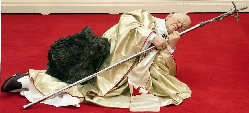 Maurizio Cattelan, La nona ora, 1999