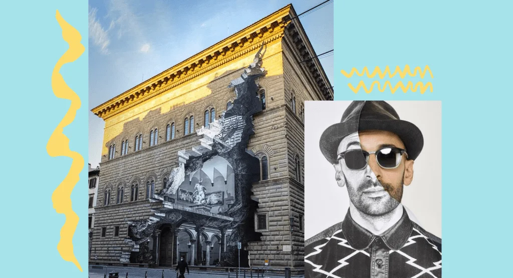 La-Ferita-di-Palazzo-Strozzi-a-Firenze-lopera-di-JR