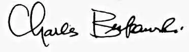 Firma di Charles Bukowski