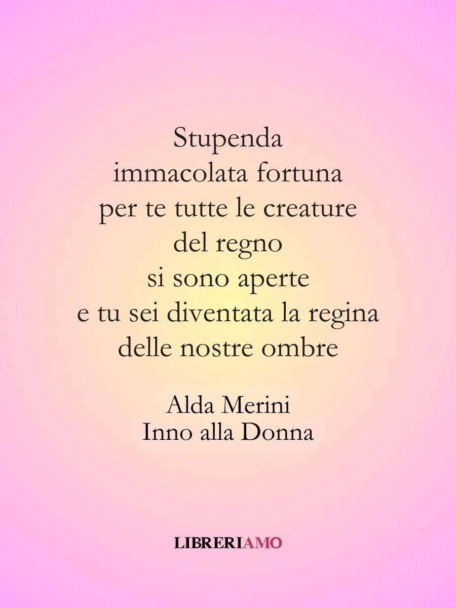 Inno alla donna di Alda Merini