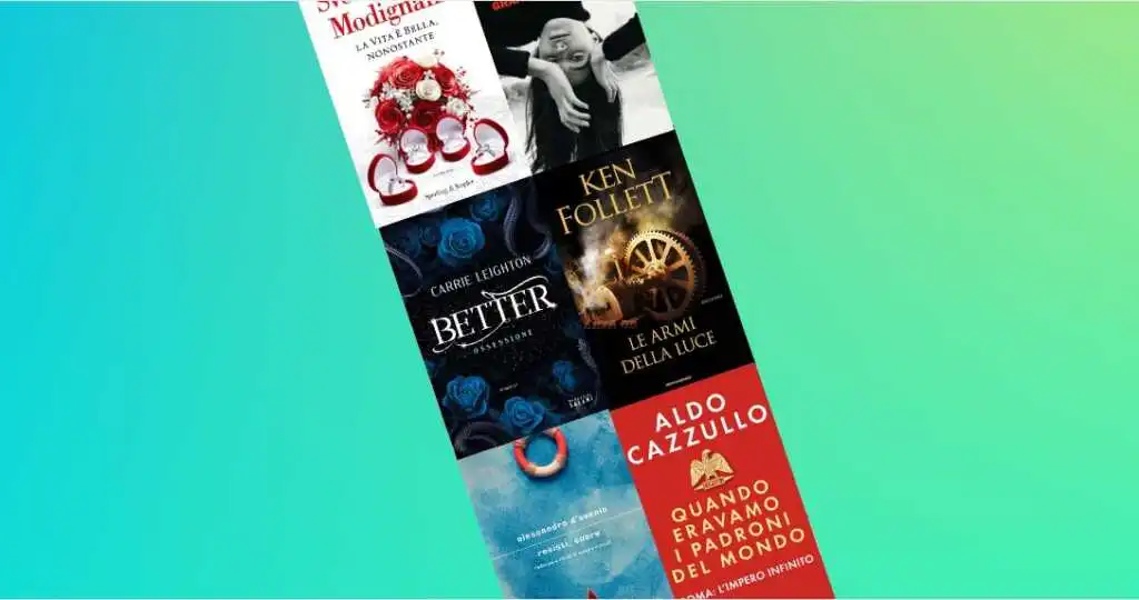 I 10 libri più venduti della settimana, Ken Follett torna primo con il suo nuovo romanzo