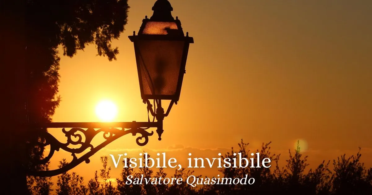 “Visibile, invisibile” (1958), la poesia di Salvatore Quasimodo per guardare oltre ciò che appare